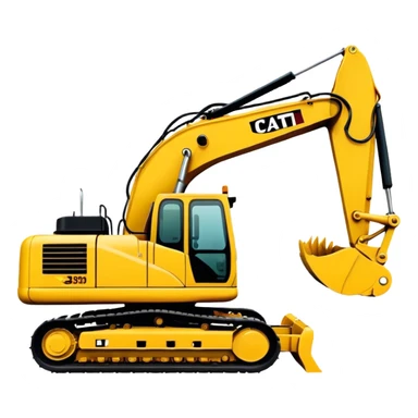 Excavator - Caterpillar 330 (Model Year: 2022) (Iconic colour: Yellow) sticker