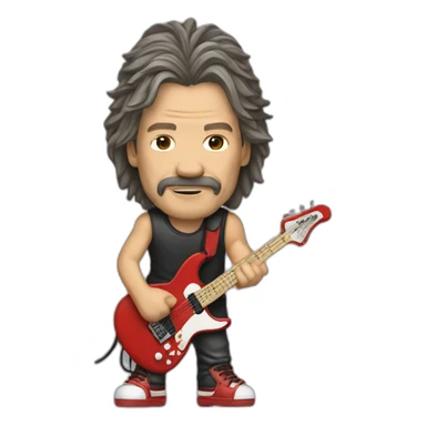 eddie van halen sticker