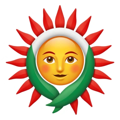 Kürdistan bayrağı sticker