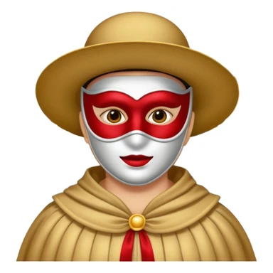 masked person venice sticker