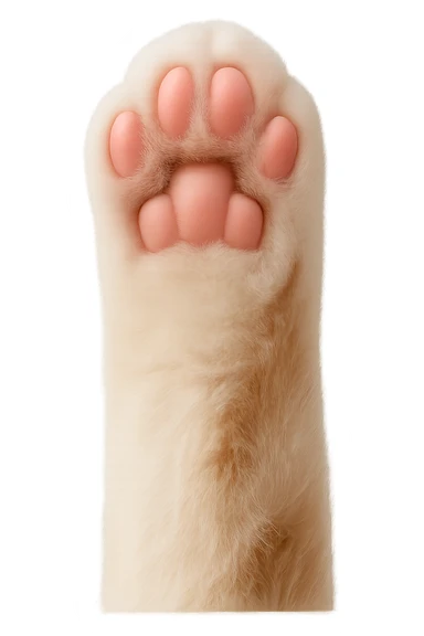 cat paw,remove background sticker