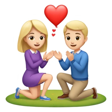 Wedding proposal sticker