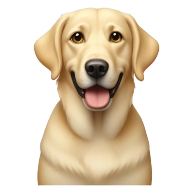 Blonde Aussie Lab dog sticker