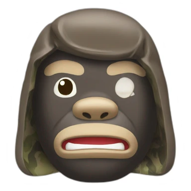 A bathing ape sticker