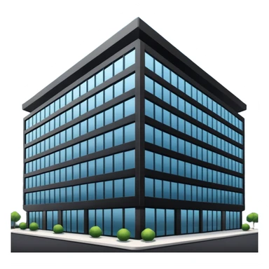 black company hq building sticker