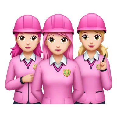 Pink pony club sticker