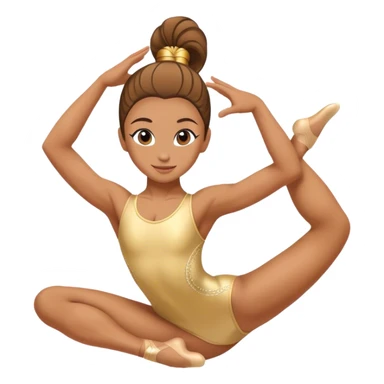 Dancer-gymnast sticker