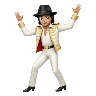 Mickael Jackson dancing  sticker