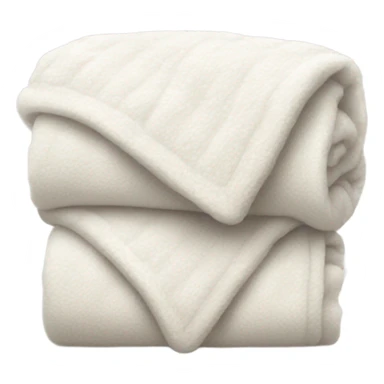 Cozy white blanket sticker