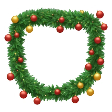 christmas garland  sticker