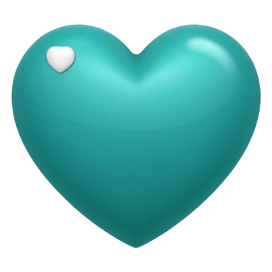 Teal heart with 'Belles with Balls' sticker