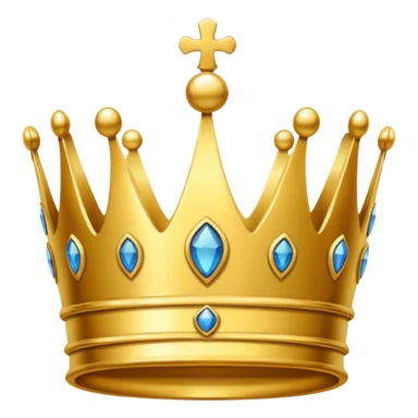Number 1 crown sticker