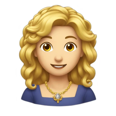 reine amicale qui boit une bière sticker