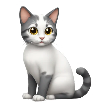 Charlotte cat sticker