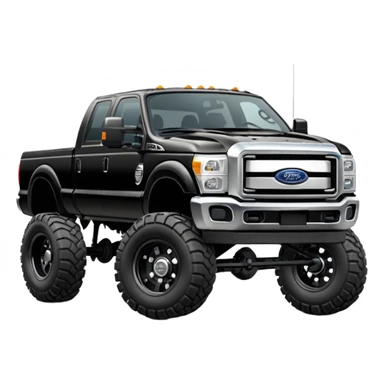 Lifted ford f350 sticker