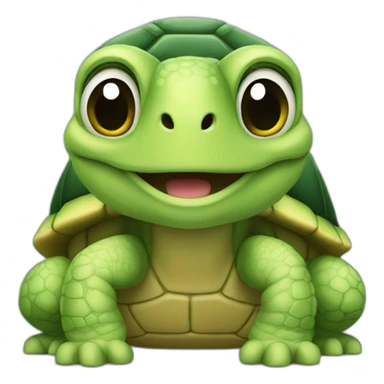 Tortue genial sticker