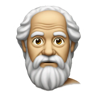 Socrates the philosopher sticker