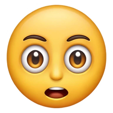 Emoji that looks wired/hyped up. Might have taken an upper sticker