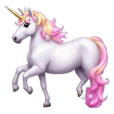 unicorn sparkle sticker