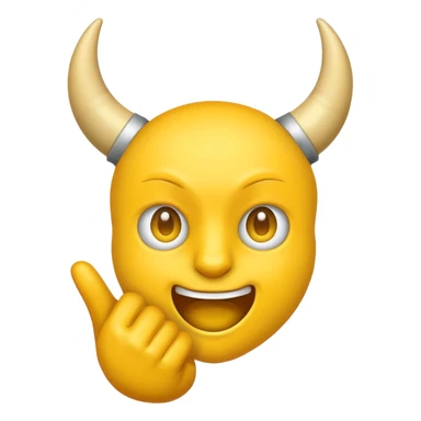 Create a horns down emogi sticker