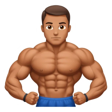 Bodybuilder sticker
