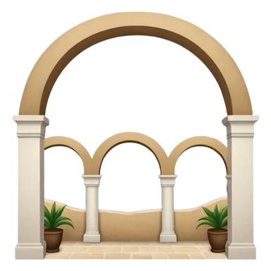 three arch like santa barbara serial sticker