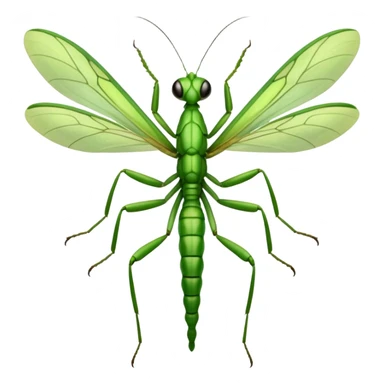 mantide religiosa visione semi laterale semi  frontale sticker