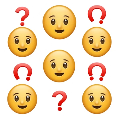 50/50 question sticker