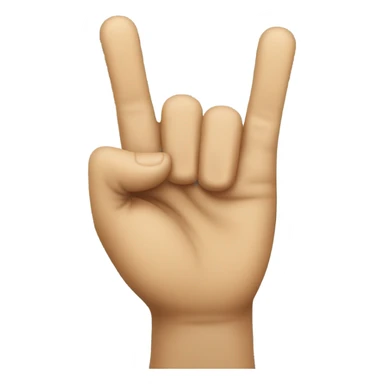 Dude throwing up the deuces  sticker