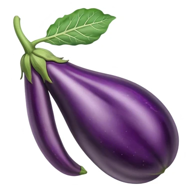 eggplant with veins sticker
