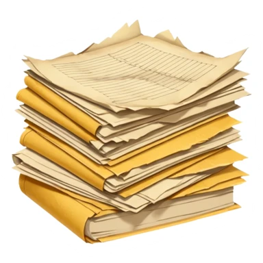 Pile of papers sticker