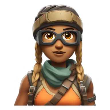 Renegade Raider from fortnite sticker