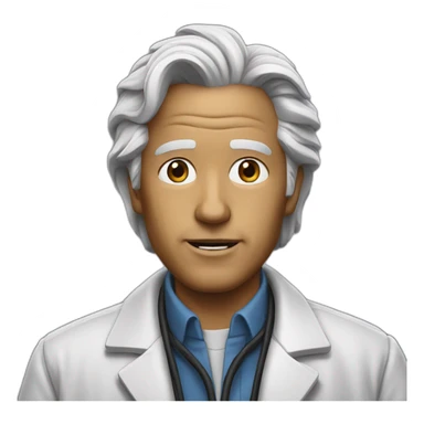 doc back to the future sticker