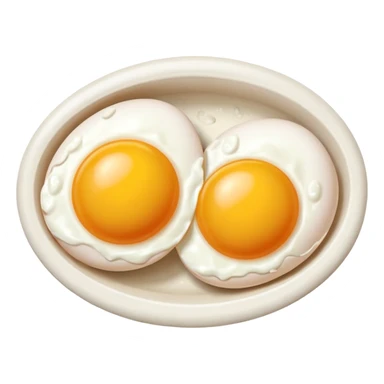 Chicken double yolk egg sticker