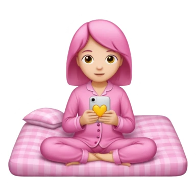 pink pajamas sticker