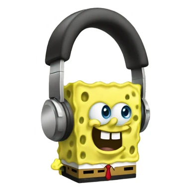 spongebob rapping sticker