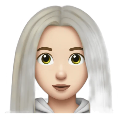Billie eilish 2017 avec Ariana grande sticker