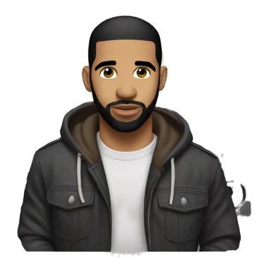 Drake in the studio making a new song sticker