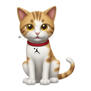 Meowcles with air Jordan’s  sticker