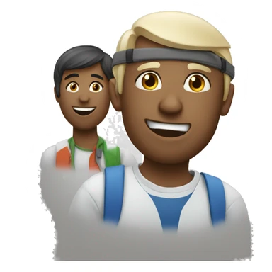 Sunday funday. 3 people sticker