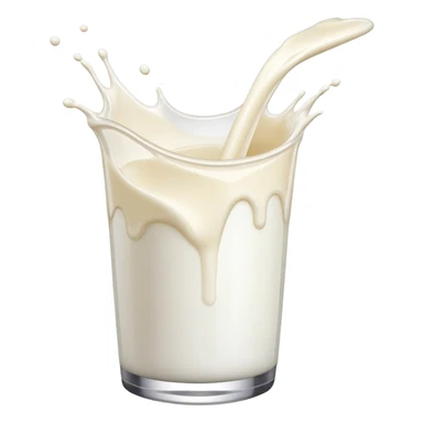 milk splash splat sticker