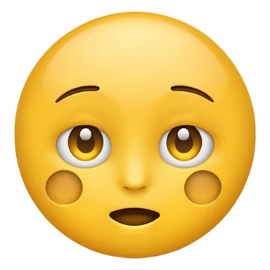 I want a emoji that is emotionless  sticker