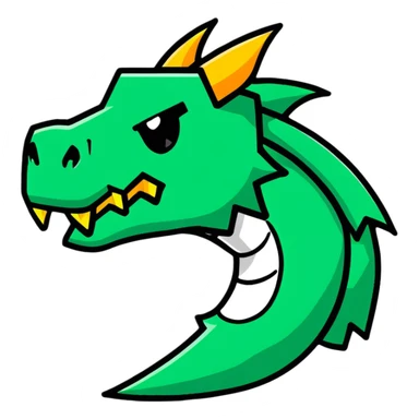 Minecraft dragon head sticker