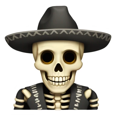 mexican skeleton sticker