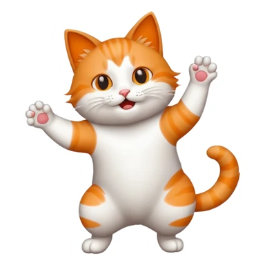 cat dancing sticker