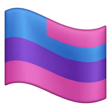 A bisexual flag sticker