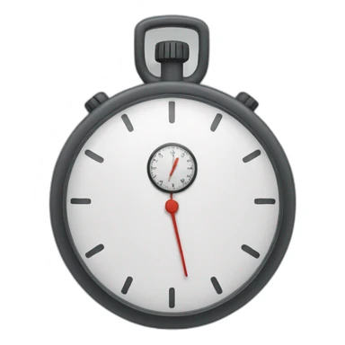 a stopwatch sticker
