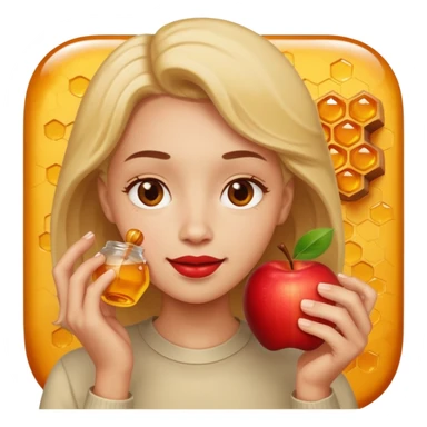 🍯+🍎+🤤 sticker