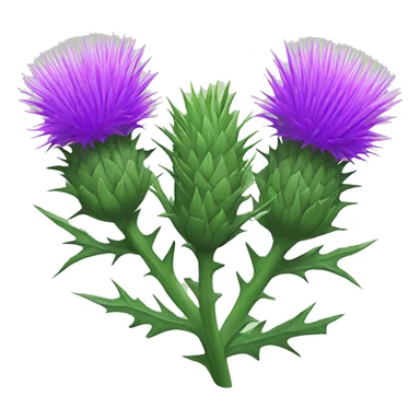 Thistle sticker