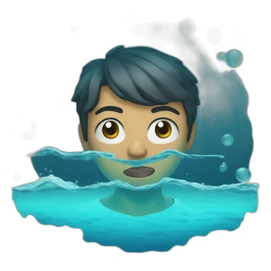 Under tha water  sticker